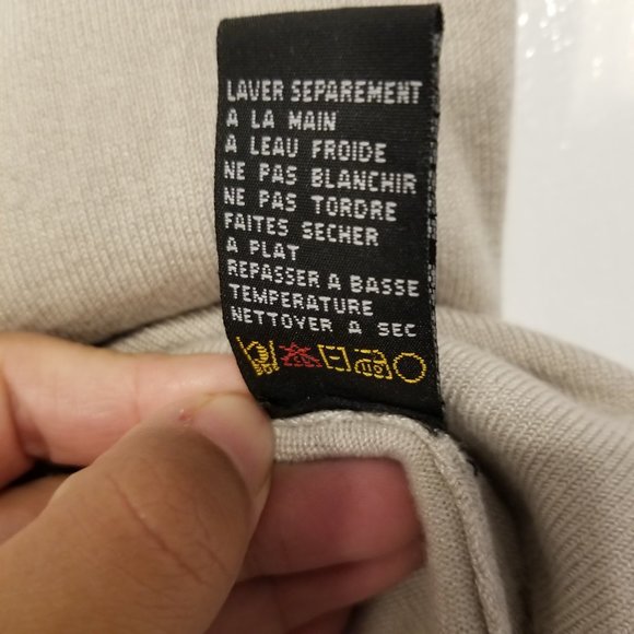 Vintage Beige Turtle Neck Sleeveless Tank Knit Top Small Essence - Picture 9 of 11